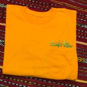 Salt Life XL Orange Fishing T-Shirt